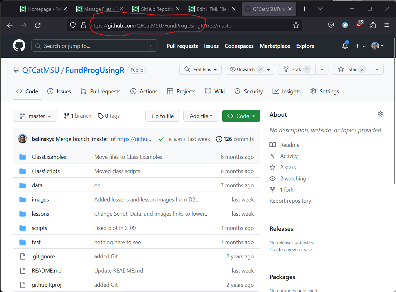 03: GitHub Repositories